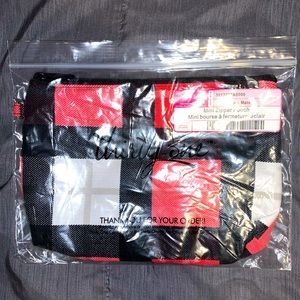 Thirty One mini zipper pouch in check mate